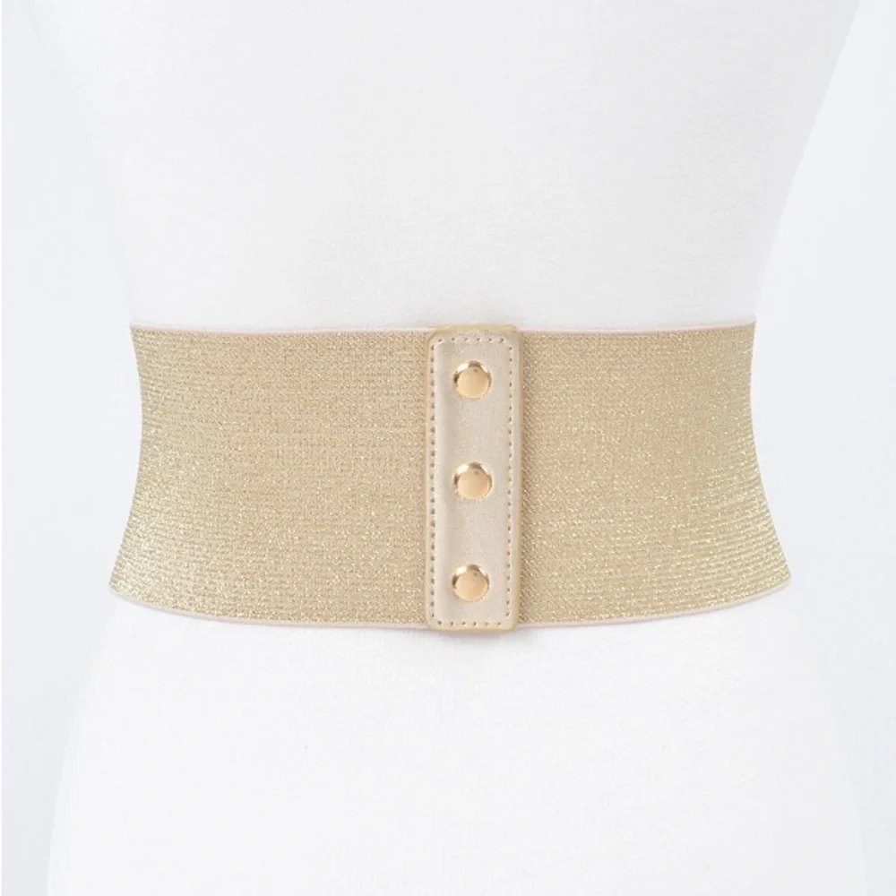 Oversized Vegan Leather Corset Statement Belt